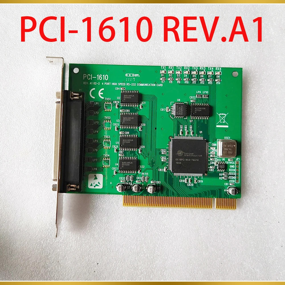 어드밴텍 4 포트 고속 RS-232 PCI 통신 카드 서지 보호 PCI-1610 REV.A1