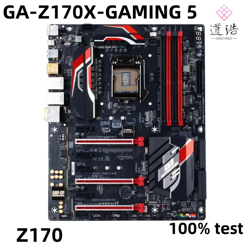 GA-Z170X-Gng 5 마더보드64GB HDMI M.2 DP LGA 1151 DDR4 Z170 메인보드 완전 작동 리퍼