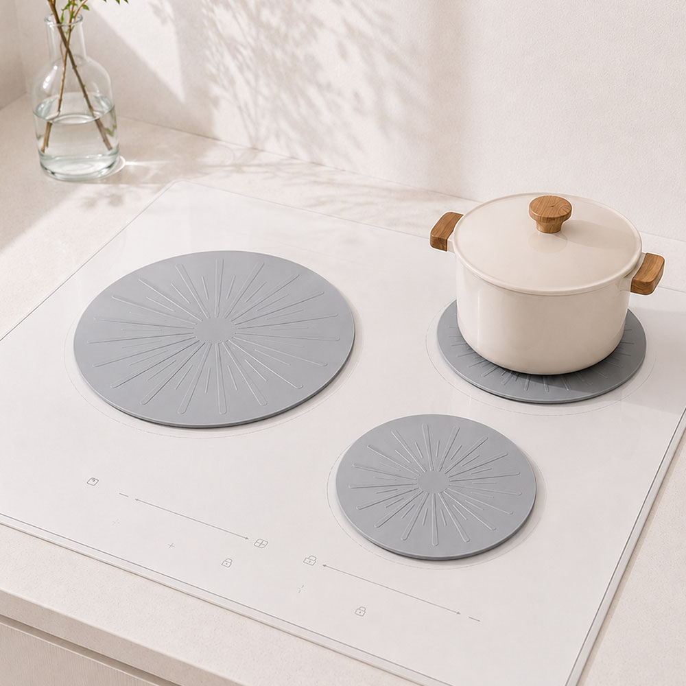 플렉스앤락 실리가드 실리콘 인덕션 보호매트 2mm 논슬립 인덕션 패드 20+25cm set - 상세 이미지 3