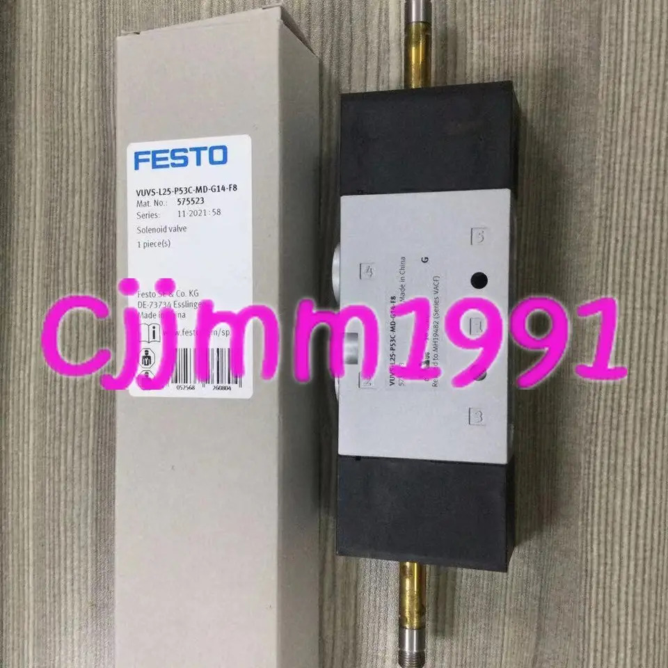 FESTO 솔레노이드 밸브 VUVS-L25-P53C-MD-G14-F8575523 신