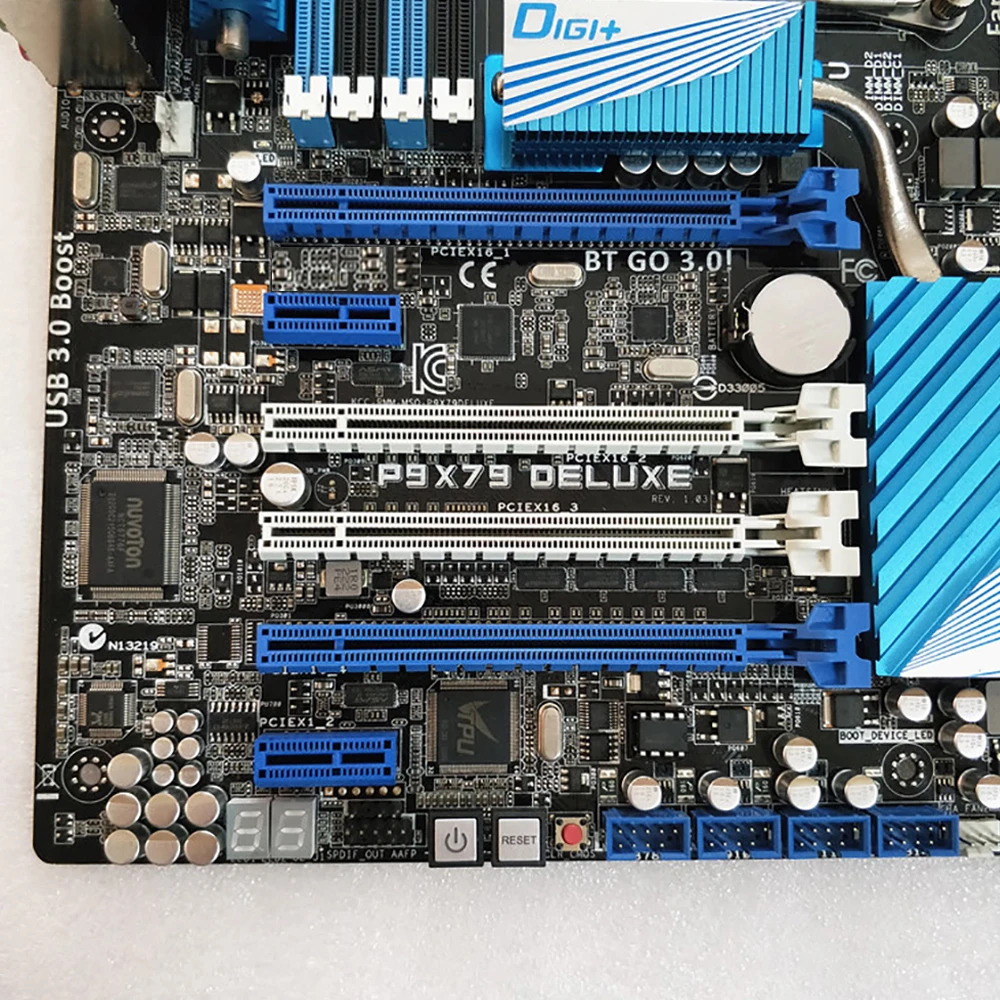 ASUS호환 워크스테이션마더보드 P9X79 DELUXE 지지대 i7 X79 LGA 2011 64GB DDR3 PCIE 3.0 메인보드