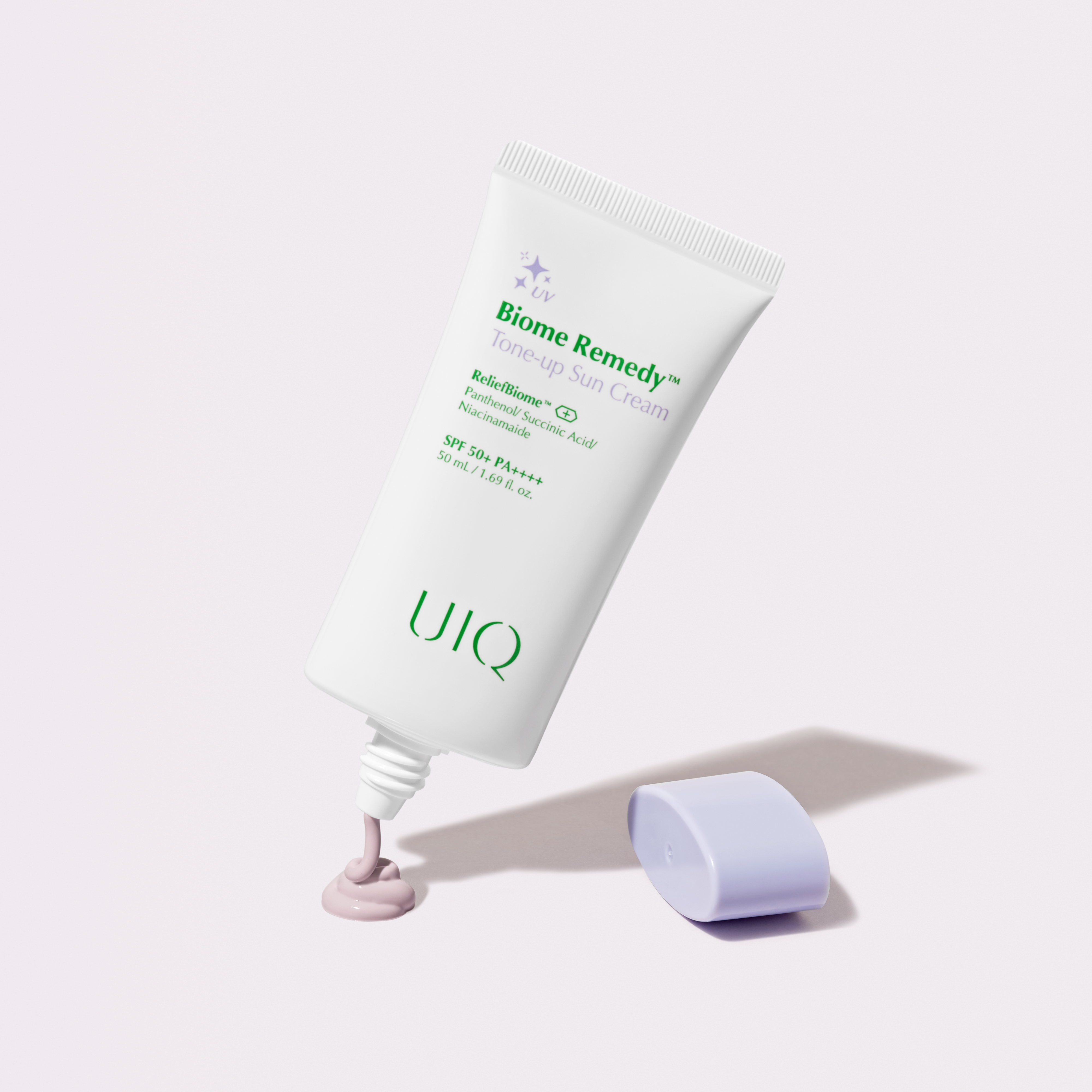 유이크 바이옴 레미디 톤업선크림 보라 50ml, 2개 상품 이미지
