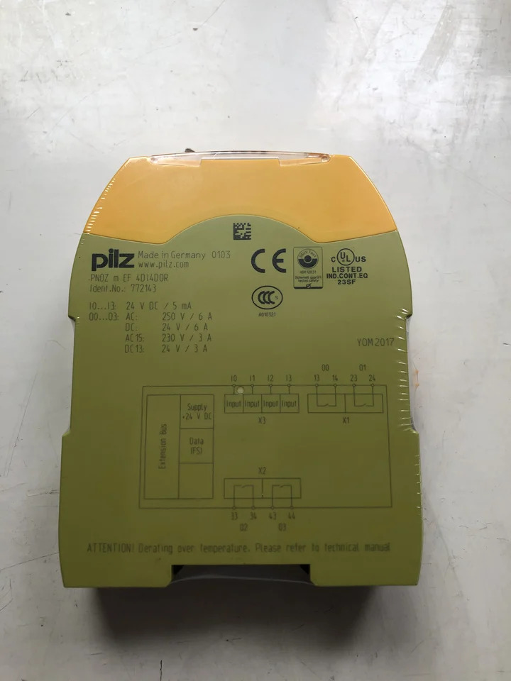 Pilz 안전 릴레이 납품 772140 미개봉 PNOZ M EF 16DI 신