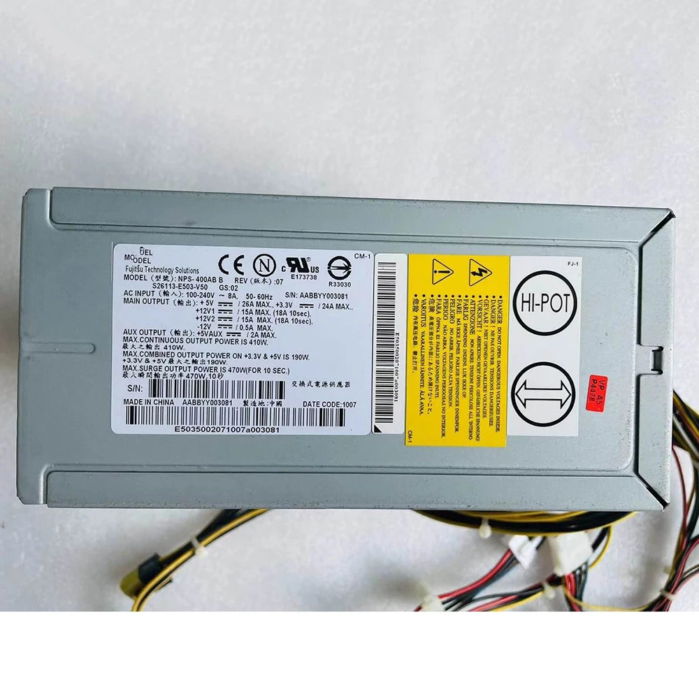 서버 전원공급장치 M460 S26113-E503-V50 NPS-400AB B REV 07 470W
