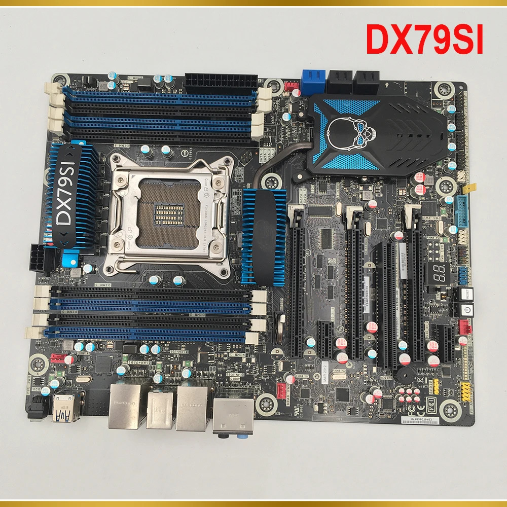 X79 해골 시스템 하이엔드 마더보드 지원 E5 I7 3960X LGA 2011 DX79SI
