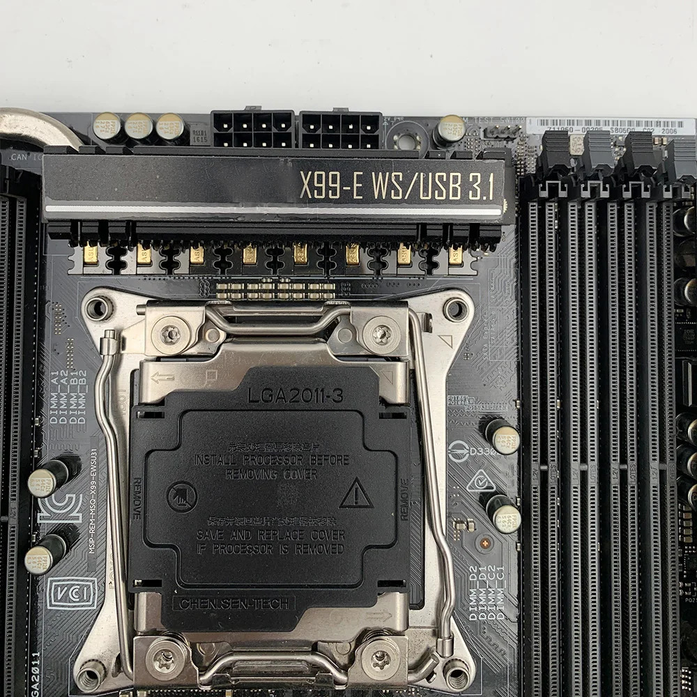 ASUS호환 서버 워크스테이션 마더보드 소켓 LGA 2011-3 V3 DDR4 X99 X99-E WS/USB 3.1용