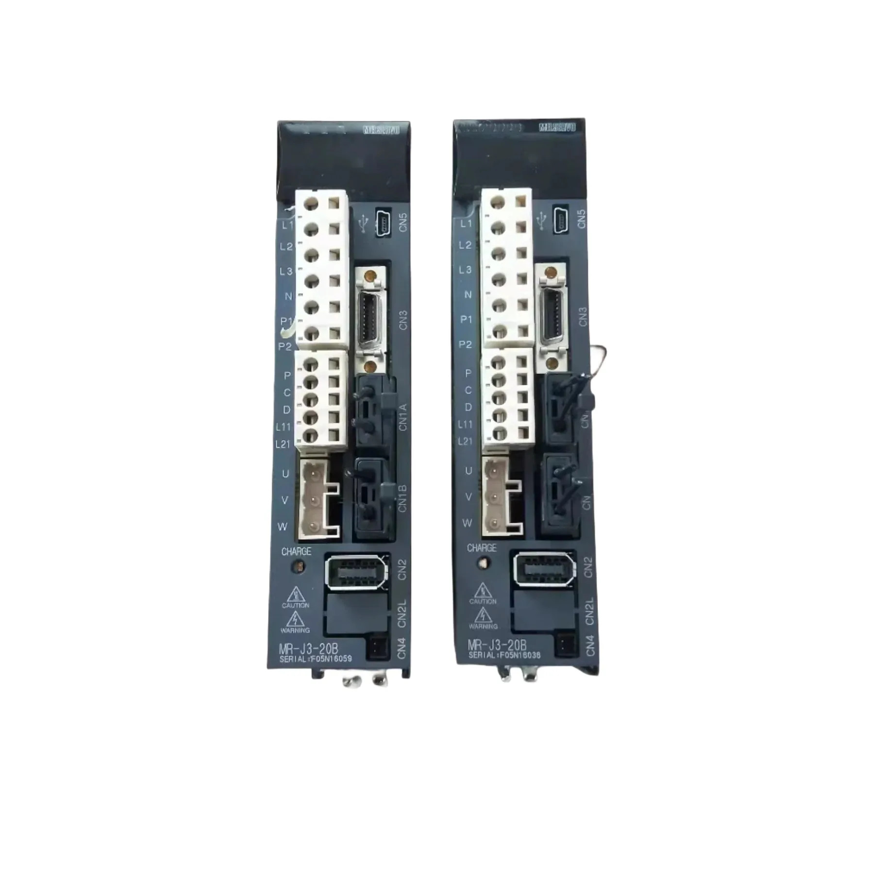 오리지널 MR-J3-20B 서보 드라이버.