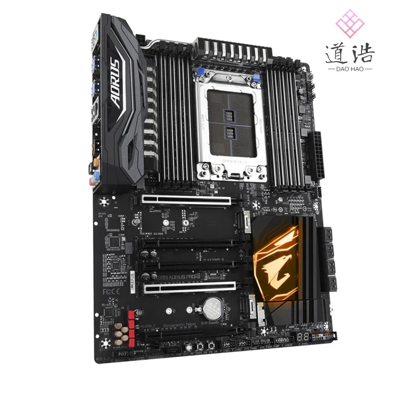X399 AORUS PRO 마더보드128GB M.2 DDR4 메인보드 완전 작동 리퍼