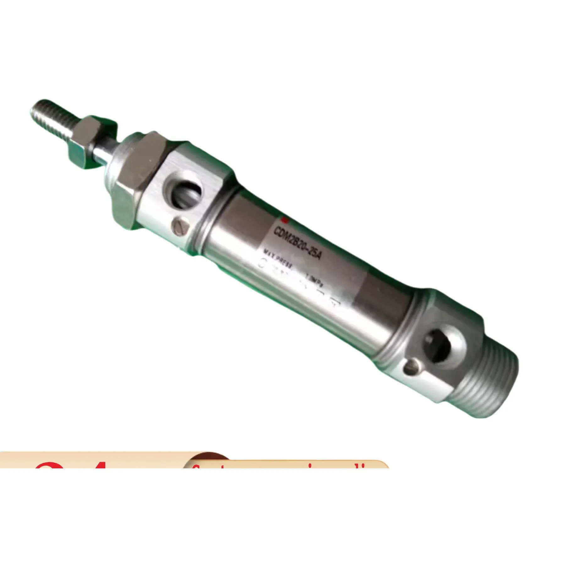 원본 SMC CDM2B25-25A CDM2B25-50A CDM2B25-75A CDM2B25-100A 에어 쿠션 스테인레스 미니 실린더