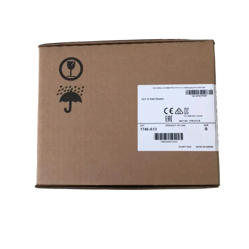 원본 1756-A13 PLC 모듈.