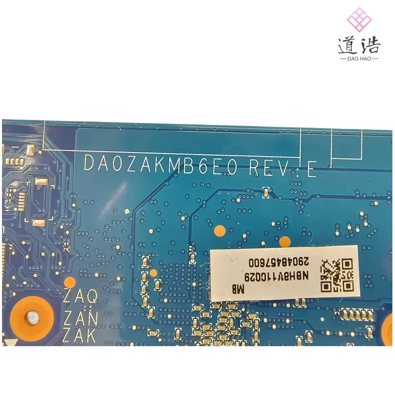 DA0ZAKMB6E0 Acer Chromebook 311 C733 노트북 마더보드 NBH8V11002 N4000 CPU 4GB RAM 32GB 메인보드 완전 작동 리퍼