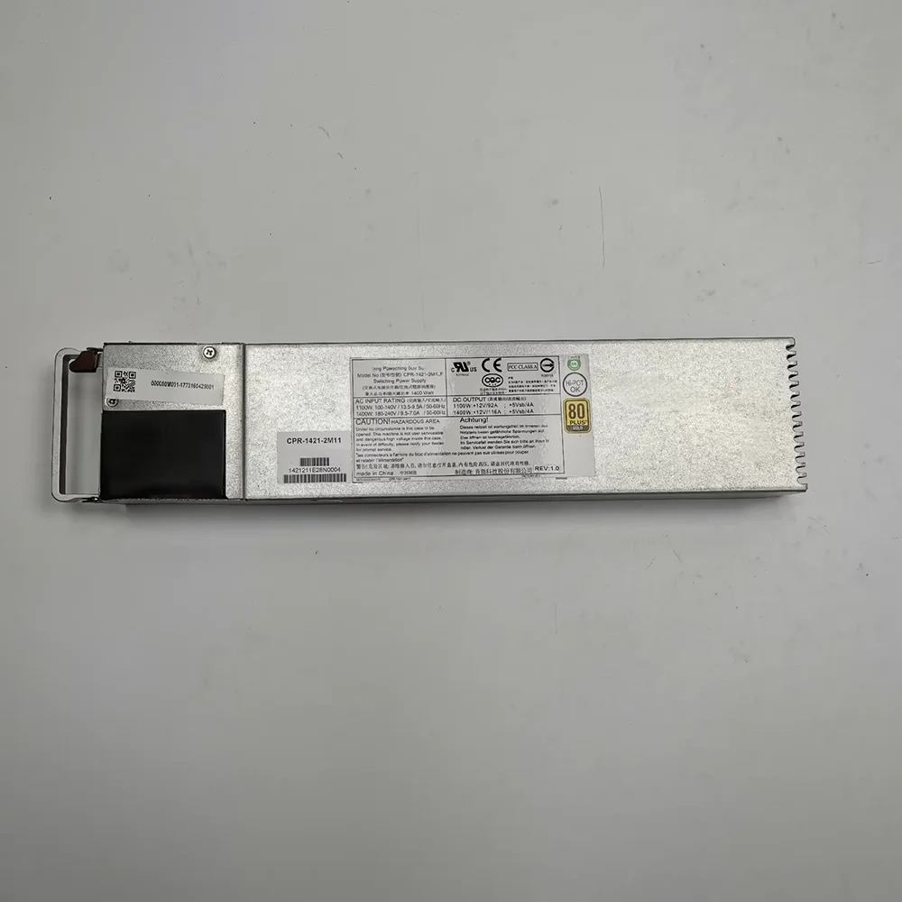 CPR-1421-2M1LF 12V 116A 1400WCOMPUWARE 서버 전원공급장치용