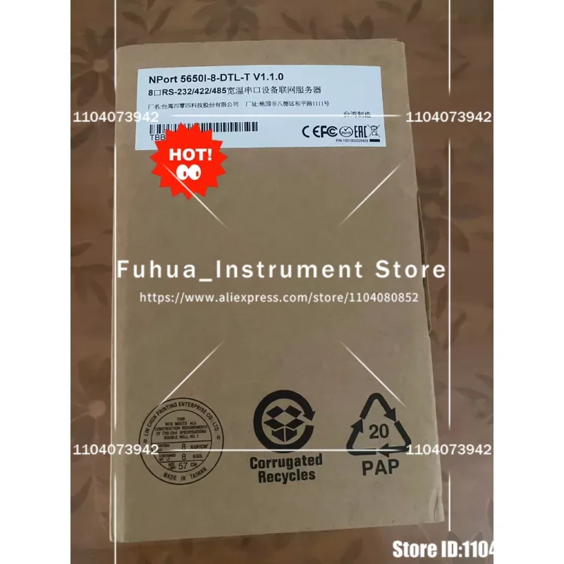 MOXA NPort 5650I-8-DTL-T V1.1.0 서버 8포트 와이드 온도