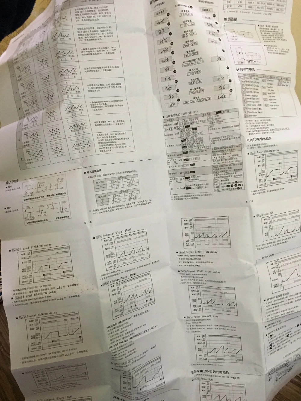 HANYOUNGNUX 오리지널 GE6-T6A BC6-T60E 타이머 교체 신