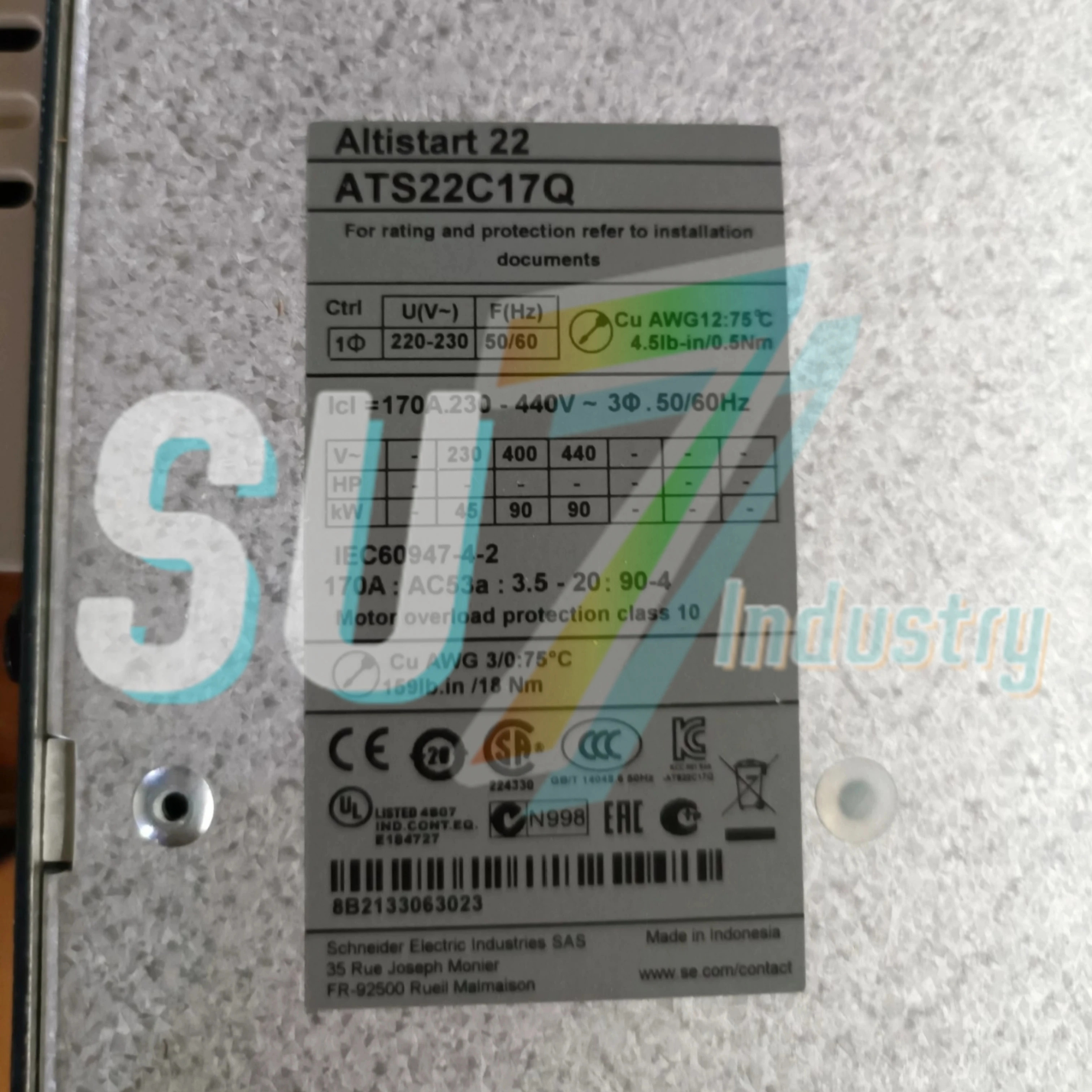 소프트 스타터 새 ATS22C11Q ATS22C14Q ATS22C17Q