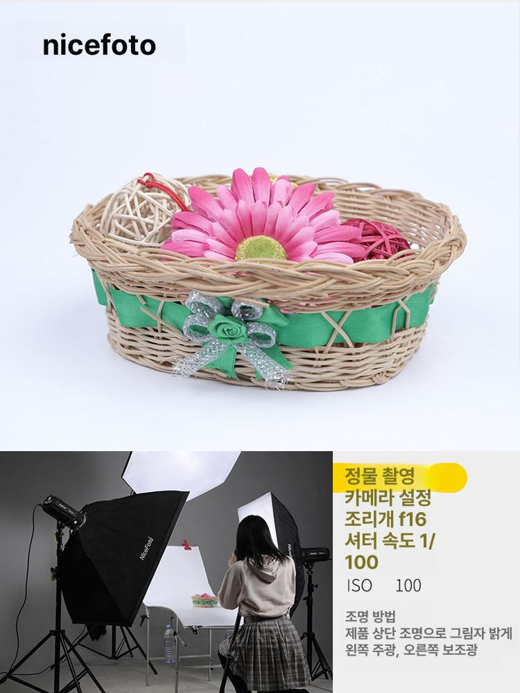 유튜브 방송용 LED 조명 세트 스튜디오 촬영 소프트박스 지속광 라이팅 거울 반사판 스탠드 삼각대 전문가용 조도조절 - 상세 이미지 4