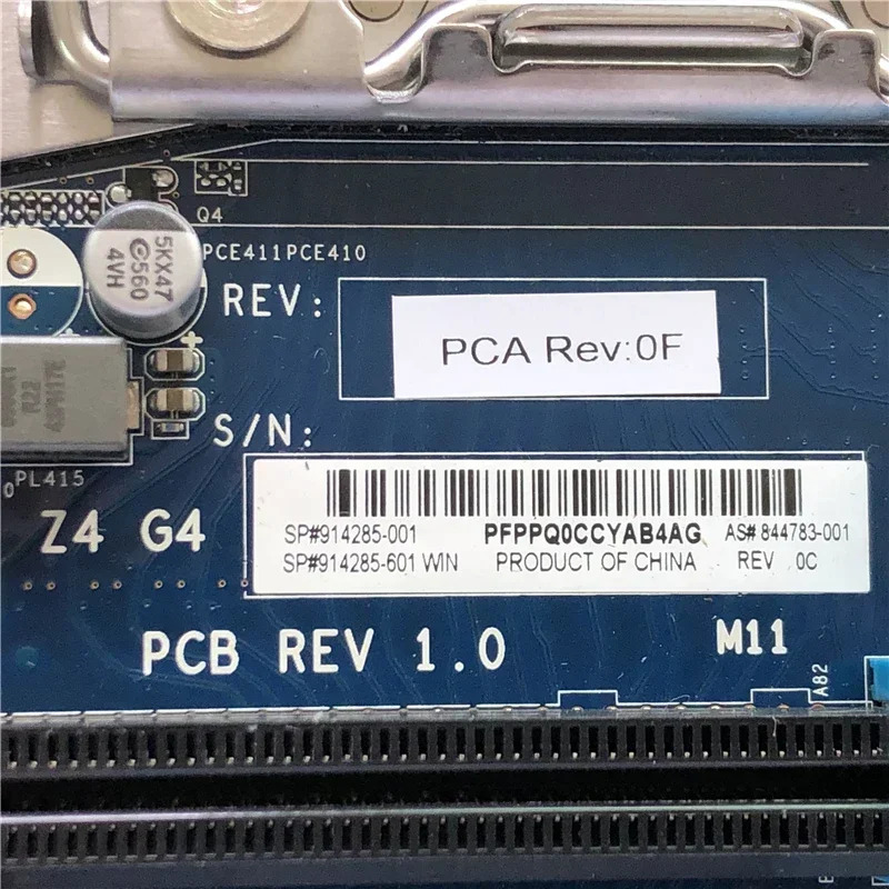 914285 -001 844783 hp호환 Z4 G4 마더보드914285 -601 메인보드 작동
