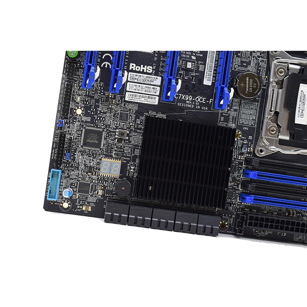 Supermicro 데스크탑 마더보드 지원 i7 E5-1600/2600 v3/V4 프로세서 LGA2011 DDR4 PCI-E3.0 C7X99-OCE-F
