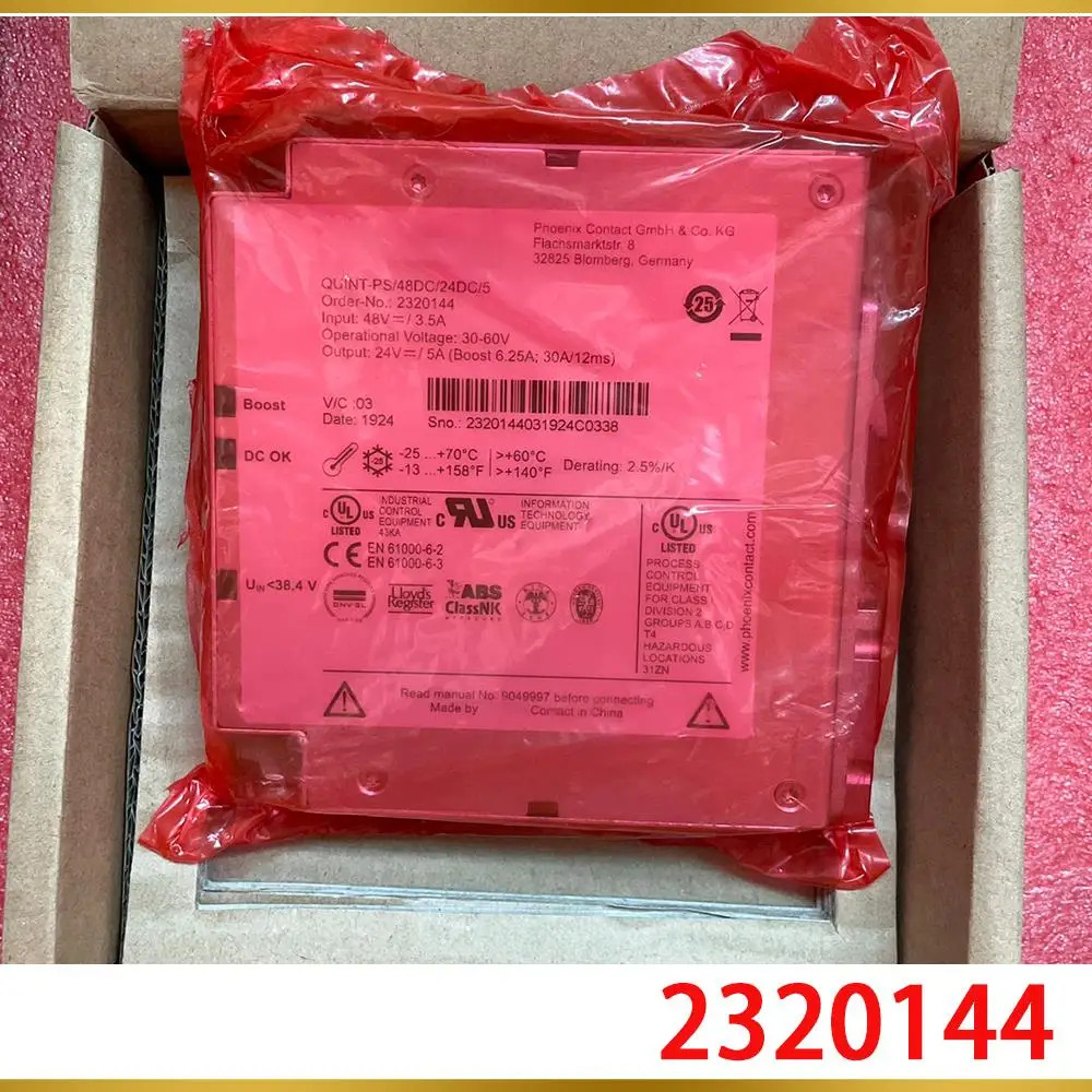 QUINT 전원 QUINT-PS/48DC/24DC/5- 2320144 Phoenix DC/DC 컨버터2320144