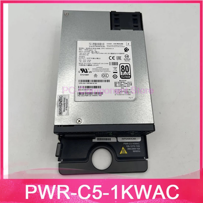 C9200 시리즈 스위치 전원 모듈 PWR-C5-1KWAC
