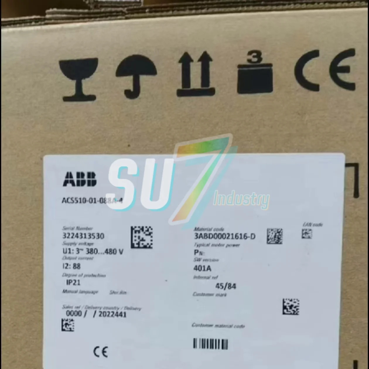 주파수 변환기 신규 입고 ACS510-01-088A-4