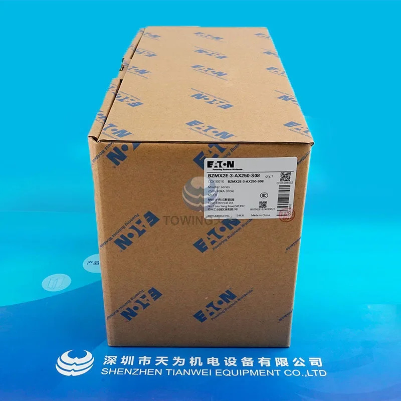 BZMX2E-3-AX250-S08 열 자석 누설 스위치 이튼 40kA 3P 250A