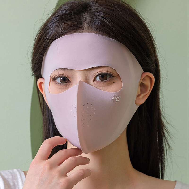 완벽한 자외선차단 실키 쿨링 풀페이스커버 스포츠마스크 러닝 등산 골프 - 상품 이미지