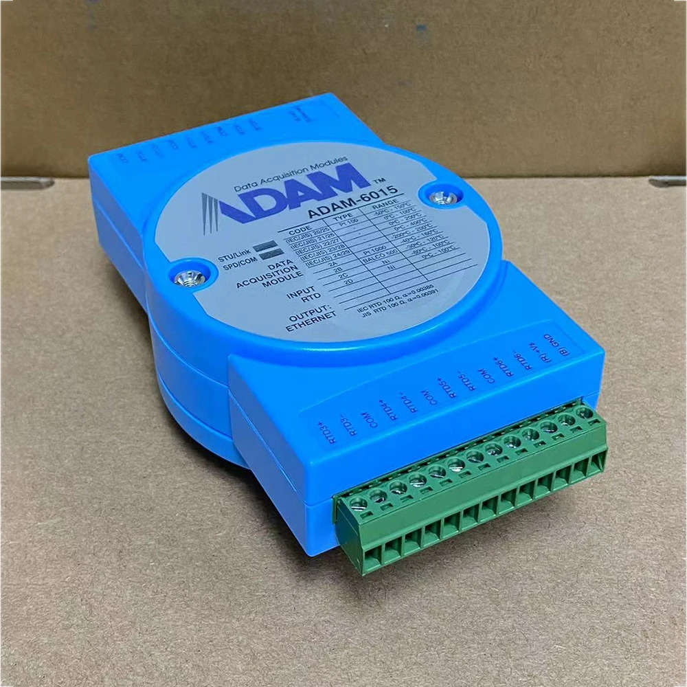어드밴텍 10/100 기반-T 이더넷열 저항 입력 I/O 모듈 ADAM-6015-DE