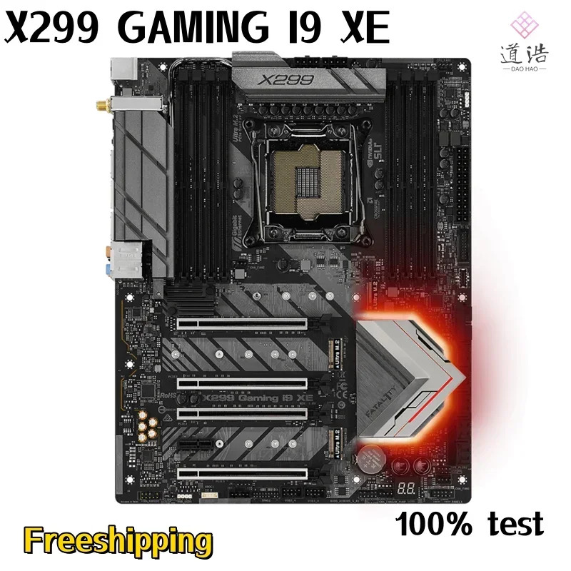 ASRock호환 X299 GNG I9 XE 마더보드 256GB PCI-E3.0 M.2 LGA 2066 DDR4 메인보드 완전 작동 리퍼