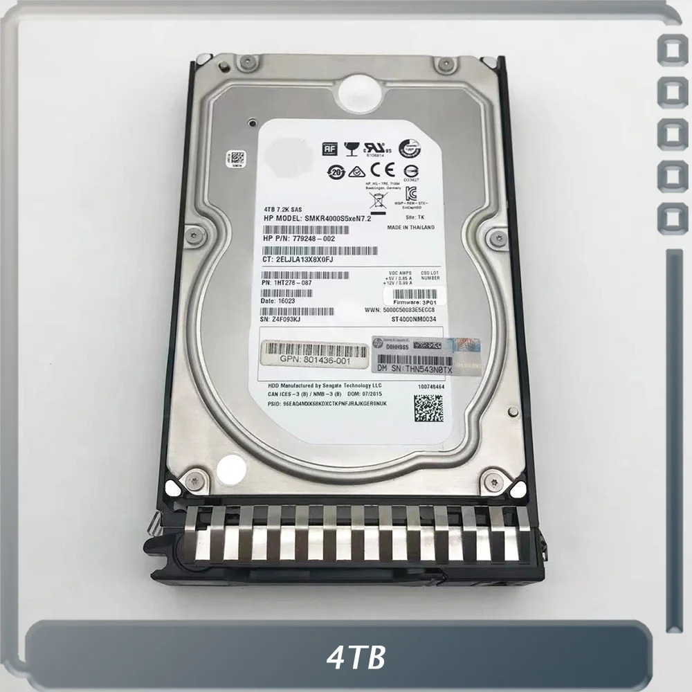 hp호환 K2Q38B 4TB 12GB 7.2K SAS 3.5인치4T 809601 -001 3PAR 20000 하드