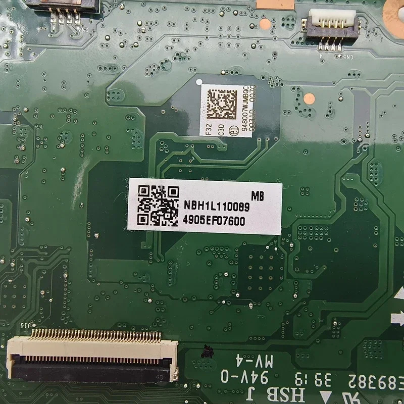 DA0ZAHMB6C0 Acer Chromebook CB514-1HT 노트북 마더보드 NBH1L11008 N4200 CPU 메인보드 완전 작동 리퍼