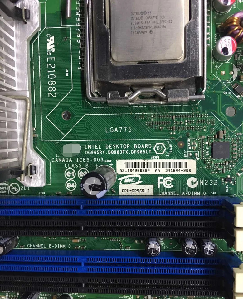 산업마더보드 데스크탑 보드DP965LT LGA775