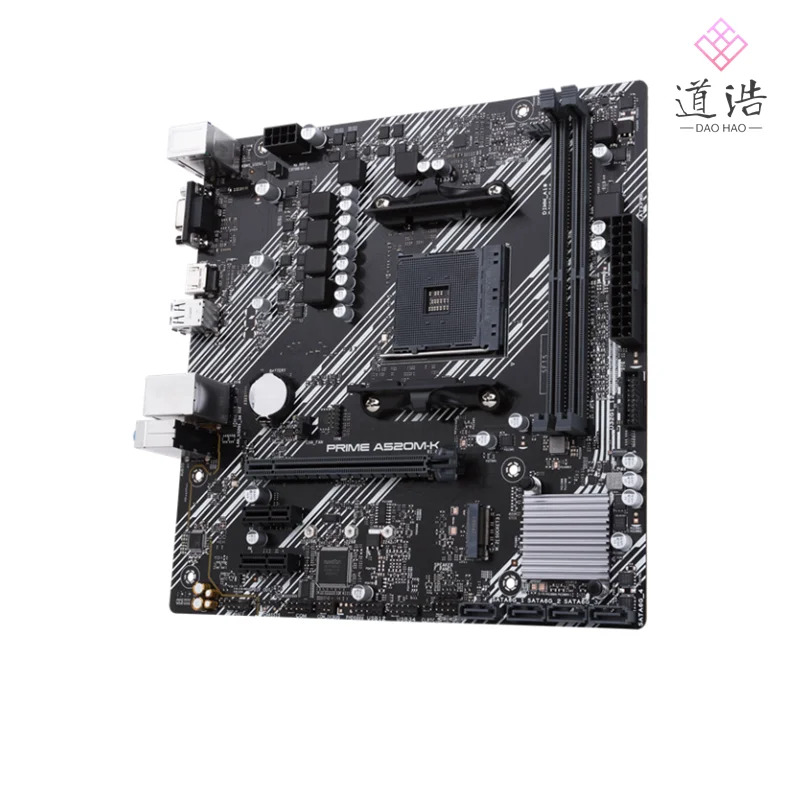 PRIME A520M-K 마더보드HDMI PCI-E3.0 소켓 AM4 DDR4 마이크로 A520 메인보드 리퍼 완료 64GB M.2