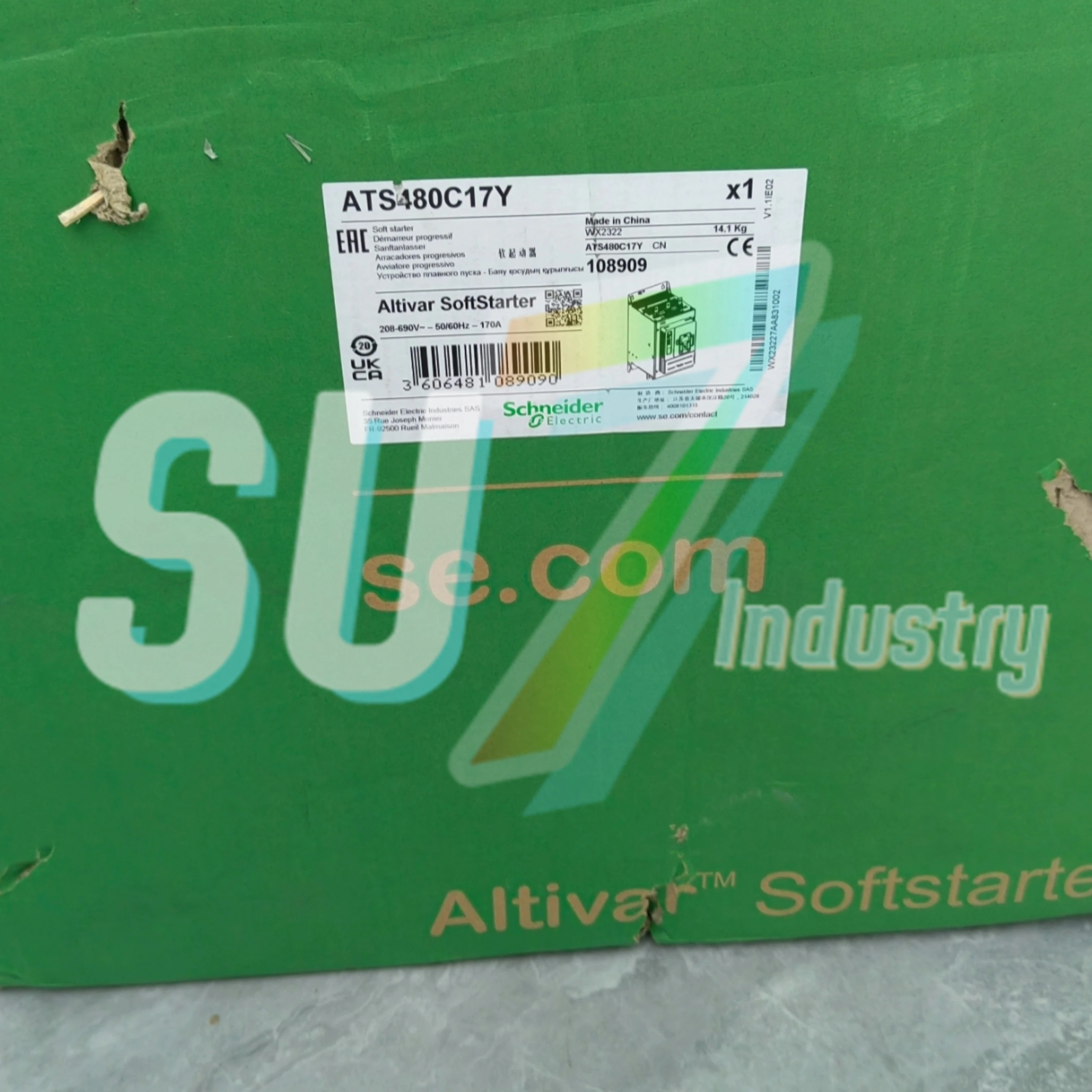 ATS480C14Y ATS480C17Y 소프트 스타터 새