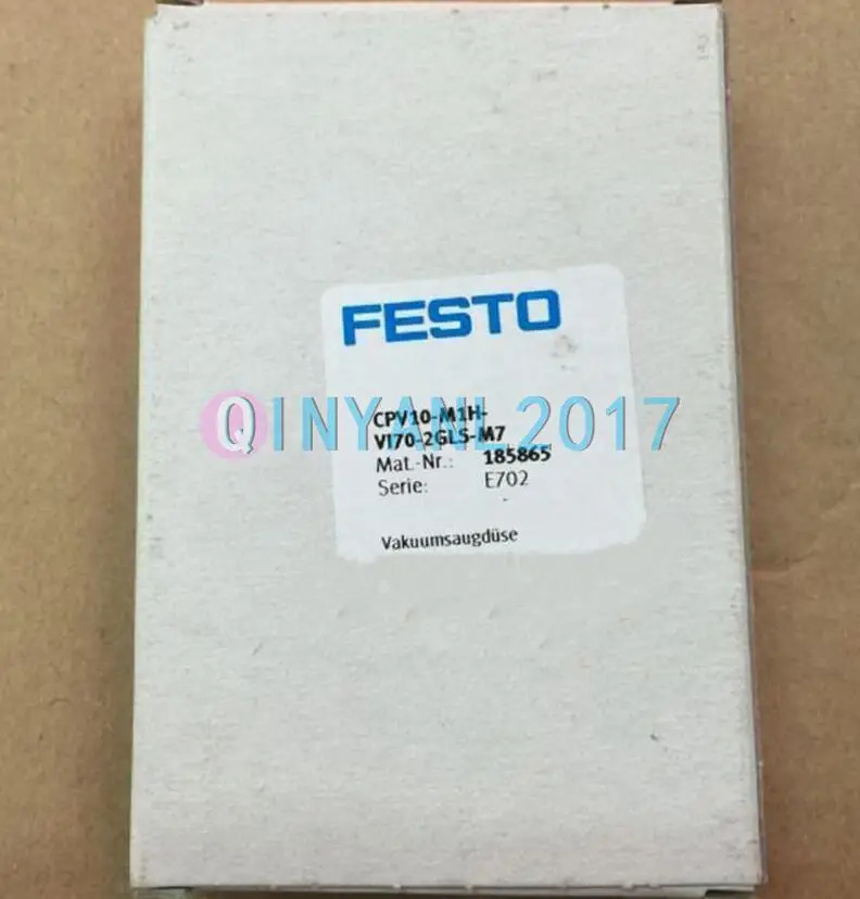 FESTO 솔레노이드 밸브 CPV10-M1H-VI70-2GLS-M7 185865 신 1PC