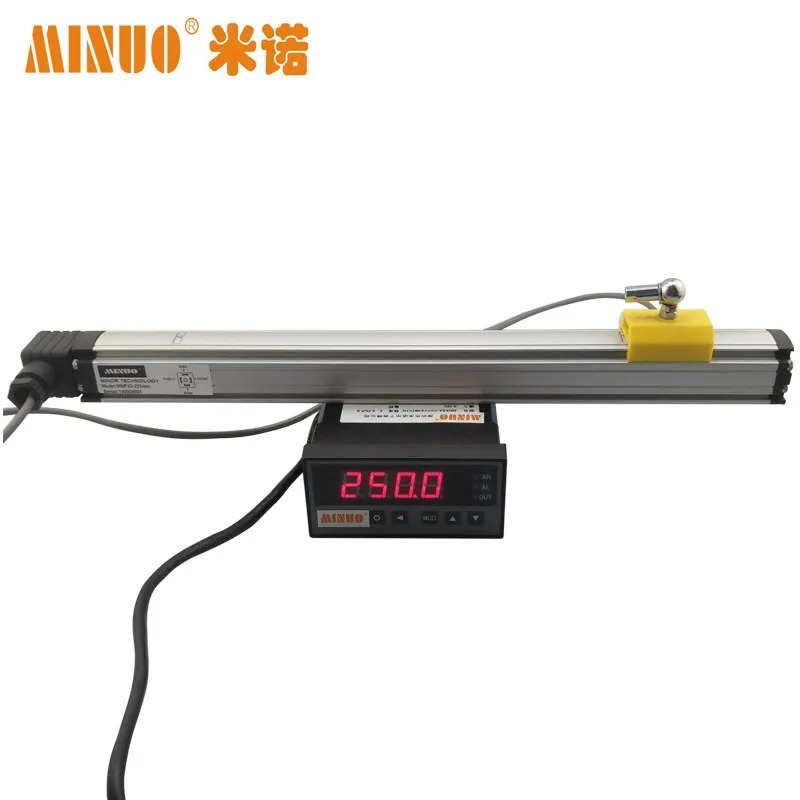 MINUO MNFV2-500 서스펜션 자기 변형 선형 변위센서 4-20mA 0-10V
