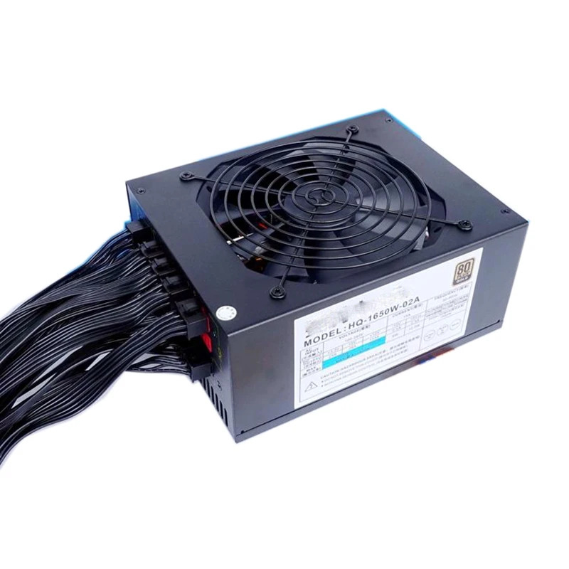 전전원공급장치HQ-1650W-02A 다그래픽 렌더링 지원 80 PLUS 골드 인증 Hot