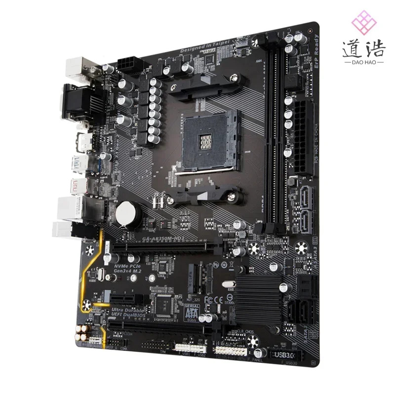 GA-AB350M-HD3 마더보드32GB 지원 Ryzen호환7th A-시리즈 CPU AM4 DDR4 B350 메인보드 완전 작동 리퍼