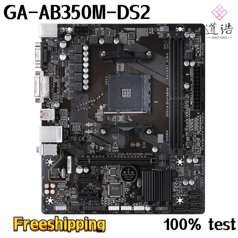 GA-AB350M-DS2 마더보드32GB 소켓 AM4 DDR4 마이크로 B350 메인보드 완전 WorkMA 리퍼