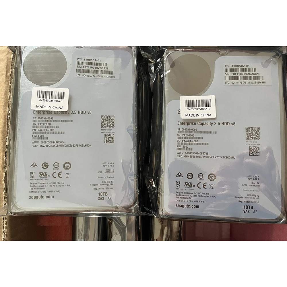 10 테라바이트 HGST 10T SAS 12G HUH721010AL5200 7200RPM 256MB 12 기가 바이트호환/초 3.5 하드