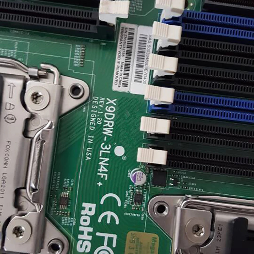 Supermicro 서버 마더보드 E5-2600 V1/V2 군C606 LGA2011 DDR3 X9DRW-3LN4F8x SAS 포트