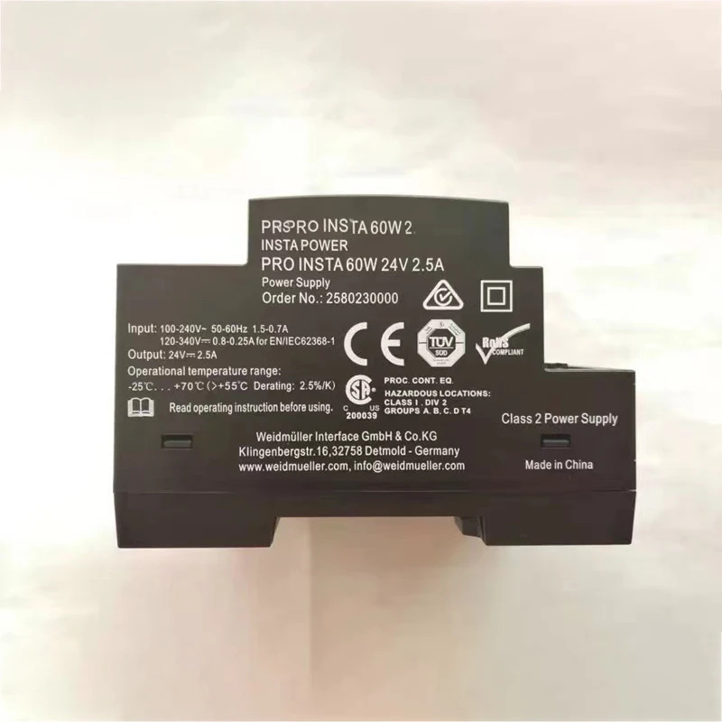 PRO TA 레일 타입 스위칭 전원공급장치 2580240000 60W 12V 5A