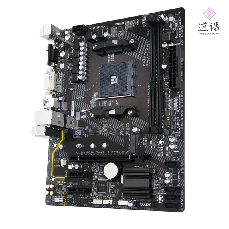GA-AB350M-D3V 마더보드32GB 지원 Ryzen호환7th A-시리즈 CPU AM4 DDR4 B350 메인보드 완전 작동 리퍼