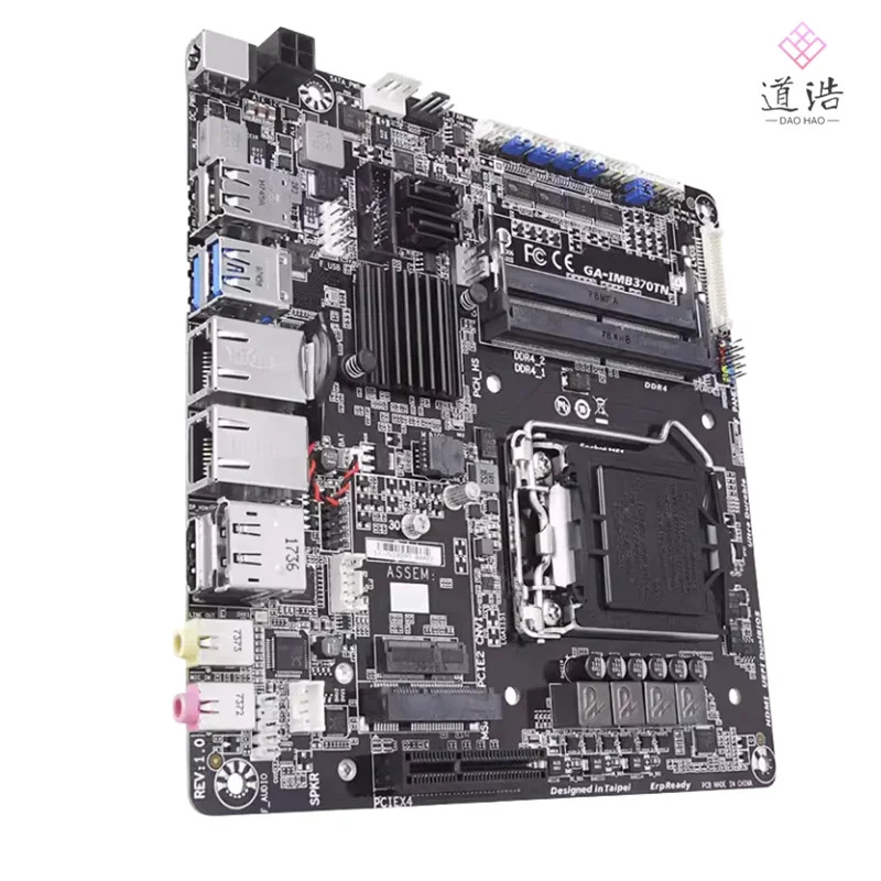 GA-IMB370TN 산업마더보드 32GB HDMI M.2 LGA 1151 DDR4 Mini-ITX 17x17 Q370 메인보드 완전 작동