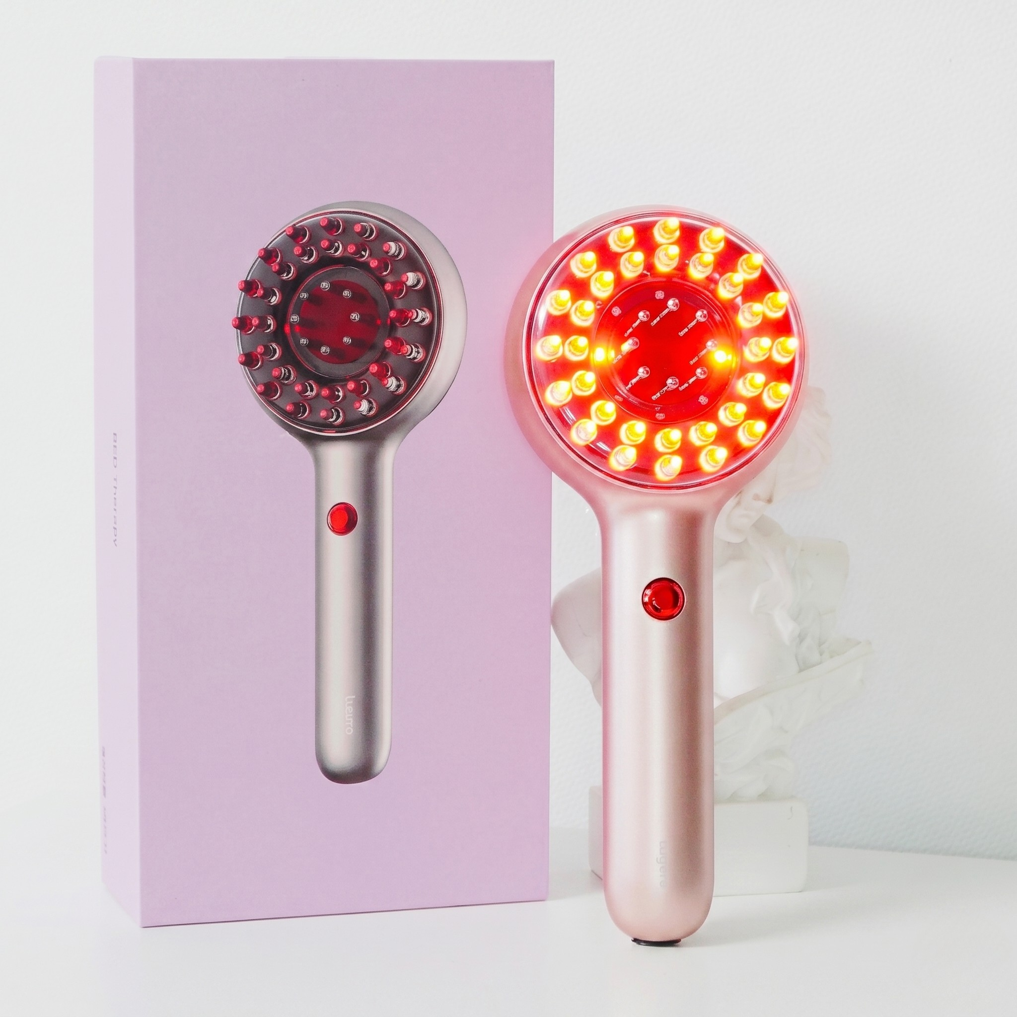 루제라 두피 마사지기 고주파음파진동 LED EMS 홈케어기기 앰플투입 스칼프 에너자이저 - 상품 이미지