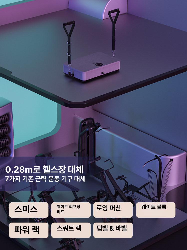 헬스장 랫풀다운그립 거치대 그립바 케이블 랙 장비 홈트 그립걸이대 삼두 보관대 - 상세 이미지 5