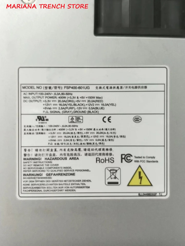 FSP400-601UG 스위칭 전원공급장치 FSP 산업 수준400W