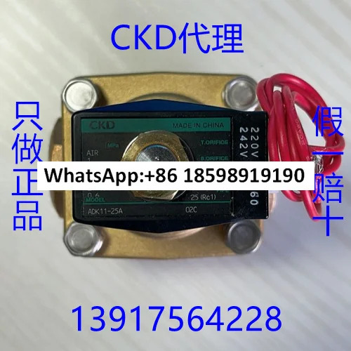 CKD 솔레노이드 밸브 ADK11-10A-15A-20A-25A-02C-02E-02ES-03A-DC24V220V