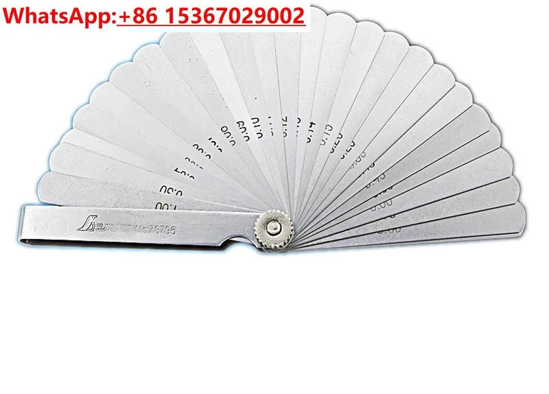 게이지 0.03 1.0mm 스테인레스 스틸 플매트 카펫 러그 두께 간격 감지 금9개/25개 그룹