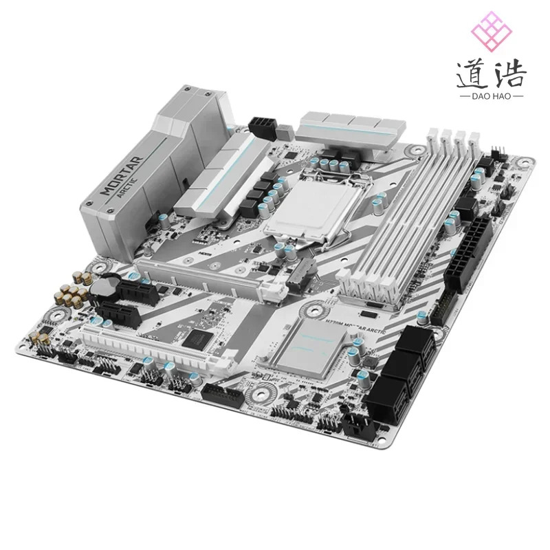 H270M MORTAR ARCTIC 마더보드64GB M.2 HDMI LGA 1151 DDR4 마이크로 H270 메인보드 완전 작동 리퍼